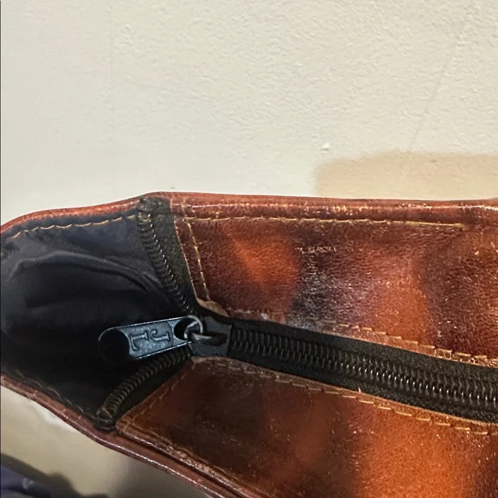 Mexican handmade leather tote bag